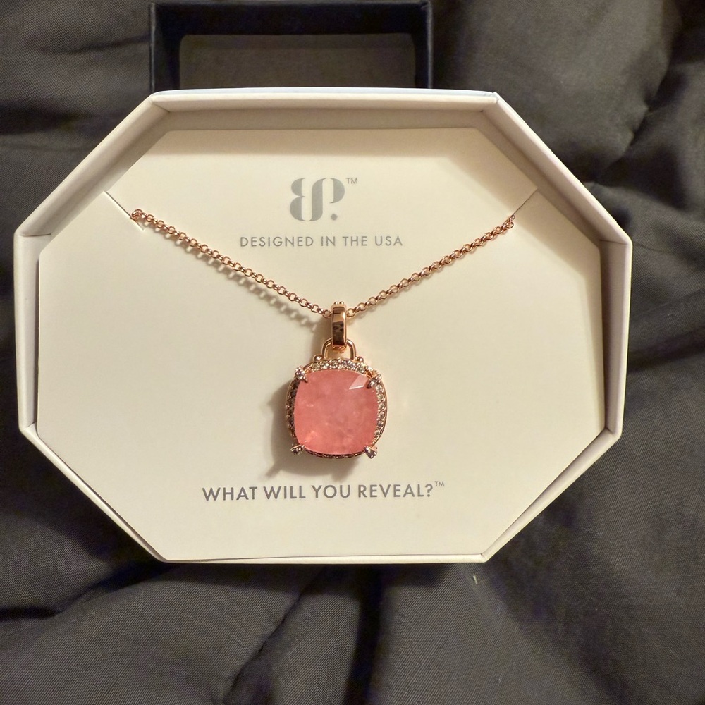 Bomb Party That Sunny Vibe Rose Quartz on Rose Gold plating NEW